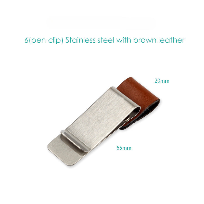 Wholesale Brass Stainless Steel Metal Pen Clip